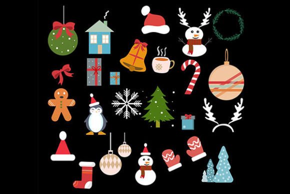 Christmas Clipart Elements Collection: Illustrations Review