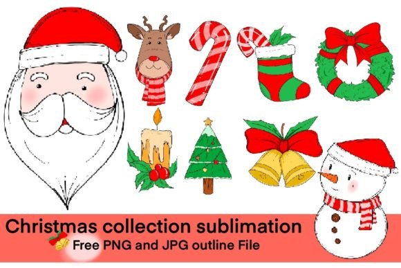 Christmas Collection Sublimation: Festive Illustrations Review