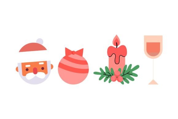Christmas Santa Art: Festive Illustrations for Crafters