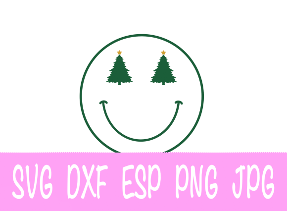 Christmas Tree Smiley Face SVG: Illustrations Review