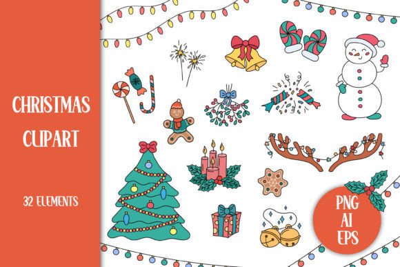 Funny Christmas Doodles: Playful Illustrations for Brands
