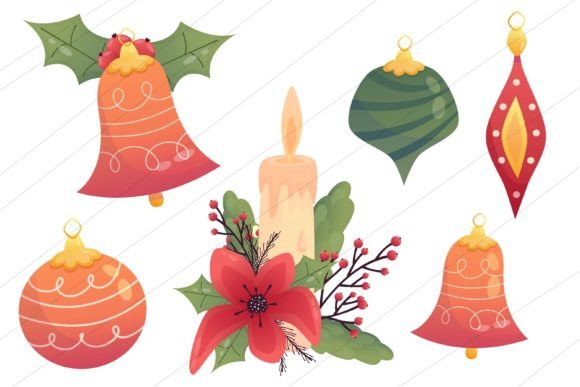 Hygge Cozy Christmas Set: Warm Illustrations