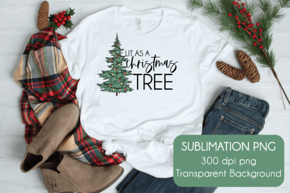 Lit As a Christmas Tree: Festive Illustrations