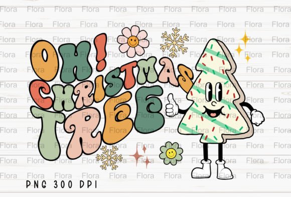 Oh Christmas Tree Retro Groovy PNG: A Seller's Review
