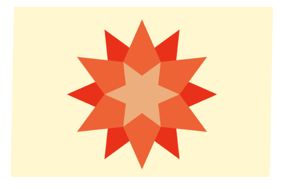 Red Christmas Star Illustrations for Festive Branding