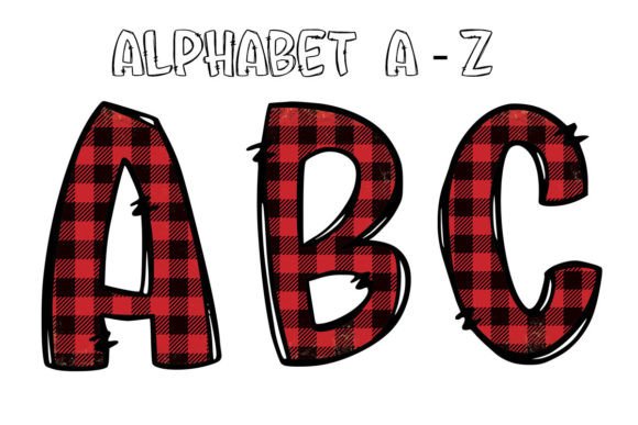 Review: Alphabet Letters Doodle Christmas Red for Holiday Projects