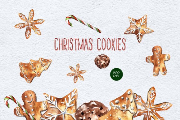 Review: Christmas Winter Cookies Clipart for Holiday Embroidery